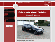 Tablet Screenshot of fahrschule-spieker.de